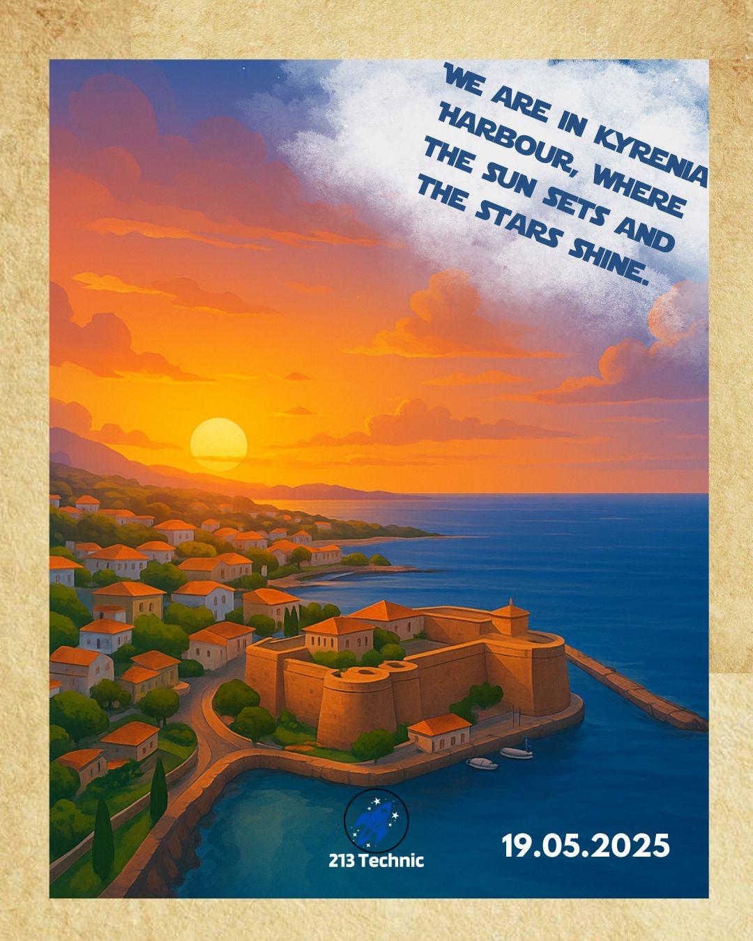 213 Technic stand at Kyrenia Harbour — 19 May 2025